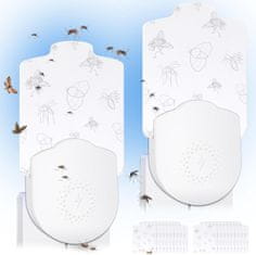 HOME & MARKER® Lapač hmyzu: UV Lapač létajícího hmyzu a lepicí desky pro chytání hmyzu (Účinnost do 35 m2) | TRAPKO