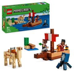 LEGO Minecraft 21259 Plavba na pirátské lodi