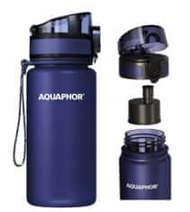 Aquaphor Modrá filtrační láhev na vodu + 1 filtrační vložka 0,35 l na vodu