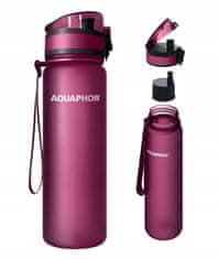 Aquaphor Filtrační láhev + 1 filtrační vložka 0,35 l bordó