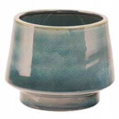 Polnix Glazovaný keramický obal 13x15 cm modrý
