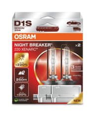 Osram Xenonová výbojka D1S 66140XN2-2HB NIGHT BREAKER LASER +220% BOX