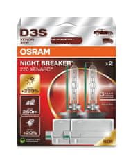 Osram Xenonová výbojka D3S 66340XN2-2HB NIGHT BREAKER LASER +220% BOX