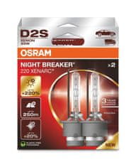 Osram Xenonová výbojka D2S 66240XN2-2HB NIGHT BREAKER LASER +220% BOX