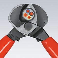Knipex Nůžky na měděné a hliníkové kabely, pákové, max. průměr 27 mm - KNIPEX 95 12 500