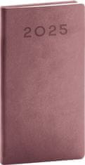 Presco Publishing Kapesní diář Aprint Neo 2025, růžový, 9 × 15,5 cm