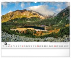 Grooters Nástenný kalendár Magické Tatry 2025, 48 × 33 cm