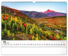 Presco Publishing Nástenný kalendár Magické Tatry 2025, 48 × 33 cm