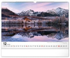 Grooters Nástenný kalendár Magické Tatry 2025, 48 × 33 cm