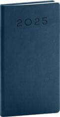 Presco Publishing Kapesní diář Aprint Neo 2025, modrý, 9 × 15,5 cm