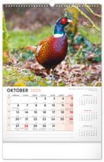 Presco Publishing Nástenný kalendár Poľovnícky 2025, 33 × 46 cm