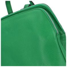 Delami Vera Pelle Elegantní dámský kožený batůžek Anthony, výrazná zelená