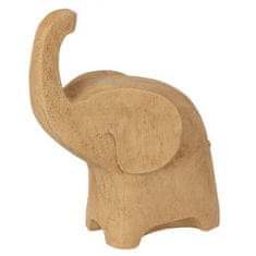 Home&Styling Socha slona, dekorace na polici, 20 cm barva béžová