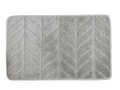 KONTRAST Koupelnový kobereček LEAF 50x80 cm šedý