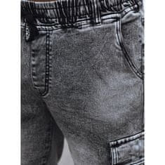 Dstreet Pánské bojové džínové šortky RITA černé sx2418 M