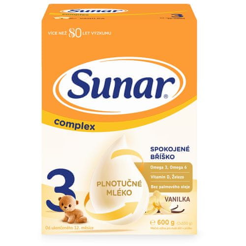 Sunar Complex 3 batolecí mléko vanilka