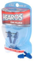 Hearos Multi-Purpose Series Ear Plugs Blue NRR 25db 2 Pairs