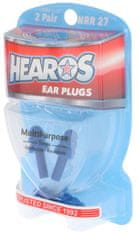 Hearos Multi-Purpose Series Ear Plugs Blue NRR 25db 2 Pairs