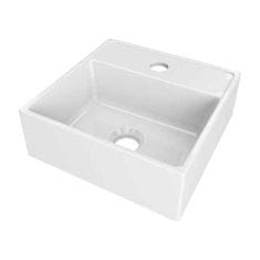 BPS-koupelny Deskové keramické umyvadlo CSRE-2 28-28 (28x28x10 cm)