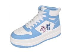 sarcia.eu Stitch Disney Dámské vysoké tenisky, modrobílé sportovní boty 37 EU 