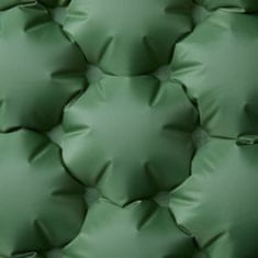 Vidaxl Samonafukovací kempingová matrace s polštáři 2 osoby zelená