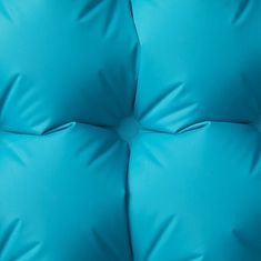 Vidaxl Samonafukovací kempingová matrace s polštářem 1 osoba modrá