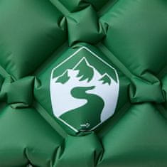Vidaxl Nafukovací kempingová matrace s polštářem pro 1 osobu zelená