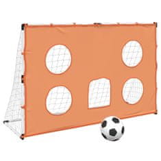 Vidaxl Dětská fotbalová branka s cílovou podložkou a míč 182x62x118 cm
