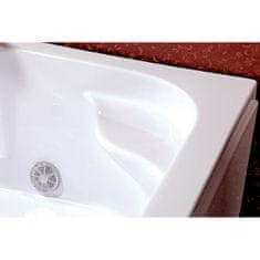 BPS-koupelny Hydromasážní vana HYD-CA631L 180x120 LEVÁ bez ohřevu vody