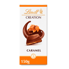 LINDT Lindt CREATION Mléčná čokoláda plněná karamelem, 150g