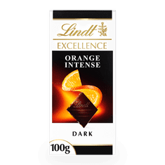 LINDT Lindt EXCELLENCE Hořká čokoláda s pomerančovými kousky 100g