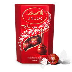 LINDT LINDOR pralinky Mléčná čokoláda 200g