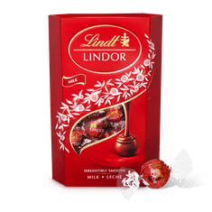 LINDT LINDOR pralinky Mléčná čokoláda 337g