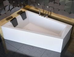 BPS-koupelny Akrylátová asymetrická vana Intima Duo 170x125 (180x125)