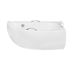 BPS-koupelny Krycí panel k asymetrické vaně Milena/Milena Premium P 150x70, bílý