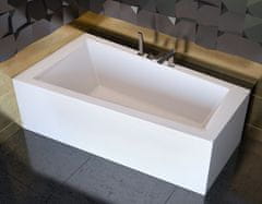 BPS-koupelny Akrylátová asymetrická vana Intima 150x85 (160x90)