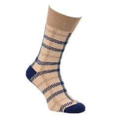 Zdravé Ponožky luxusní pánské bambusové oblekové vzorované ponožky 71032 3pack, 39-42