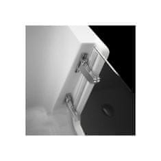 BPS-koupelny Vana s dvířky Polimat AVO 180x80 s černým čelním krycím panelem + vanový sifon s výpustí Click-Clack