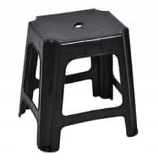 PSB Grafitová stolička 42x40x34 cm praktická stolička