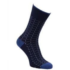 Zdravé Ponožky luxusní pánské bambusové oblekové vzorované ponožky 71037 3pack, 43-46