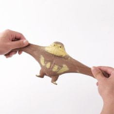 Leventi Gorila antistresová natahovací hračka 13 cm - hnědá