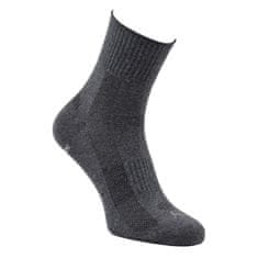 OXSOX Active  zkrácené antibakteriální ponožky jemný svěr Siltex 93007 3pack, antracitová, 39-42