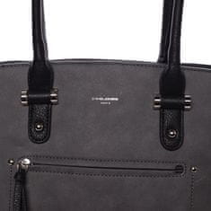 David Jones Luxusní kabelka přes rameno Stephanya, černá