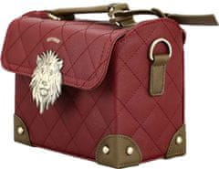 CurePink Dámská kabelka na rameno Harry Potter: Nebelvírský lev (19 x 15 x 10 cm) červená
