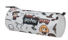 CurePink Pytlík gym bag a penál na tužky Harry Potter: Chibi Ikony (28 x 39 cm|22 x 11 x 8 cm)
