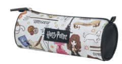 CurePink Pytlík gym bag a penál na tužky Harry Potter: Postavy (28 x 39 cm|22 x 11 x 8 cm)
