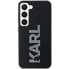 Karl Lagerfeld Originální kryt KARL LAGERFELD hardcase 3D Rubber Glitter Logo KLHCS24S3DMBKCK pro Samsung Galaxy S24 , barva černá