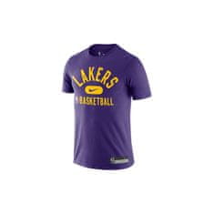Nike Tričko na trenínk tmavomodré M Nba Los Angeles Lakers Dri-fit