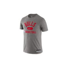 Nike Tričko na trenínk šedé M Nba Chicago Bulls