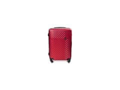 RGL 741 Cestovní skořepinový kufr, červený Velikost: 66x43x27 cm